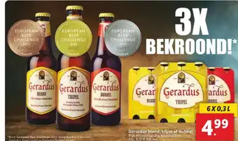 Lidl Gerardus blond, tripel of dibbel aanbieding