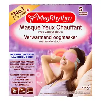 Drogisterij.net Megrhythm verwarmend oogmasker lavendel aanbieding