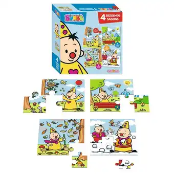 Intertoys Bumba 4-in-1 puzzelset 4 seizoenen 4 + 6 + 9 + 16 stukjes aanbieding