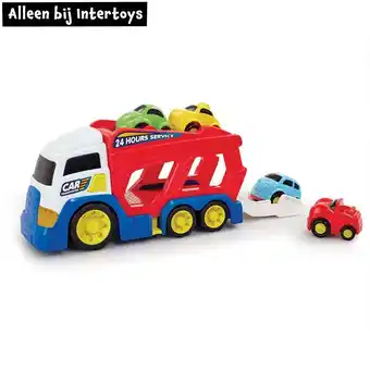 Intertoys Little lot transporter met licht en geluid aanbieding