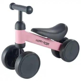 Intertoys Playfun loopfiets - roze aanbieding