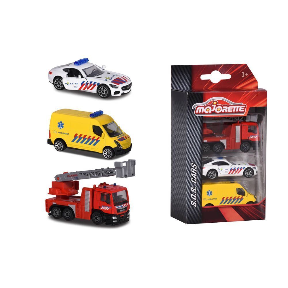 Camion Polizia Giocattolo Set 3 Véhicules De Secours Dickie Toys - Camion  Pompier, Voiture Police Et Ambulance - Jouet Enfant 3+ Ans Camion Pompier  Playmobil, image size:1000x1000