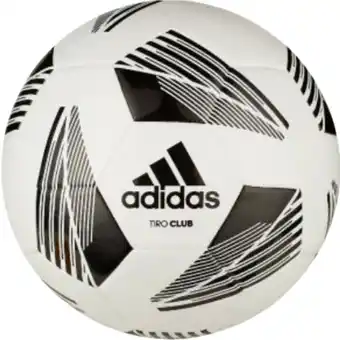 Intertoys Adidas tiro club voetbal - maat 5 - zwart/wit aanbieding