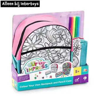 Intertoys Colour your own rugzak en etui aanbieding