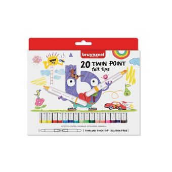 Intertoys Bruynzeel twin points stiften - 20 stuks aanbieding