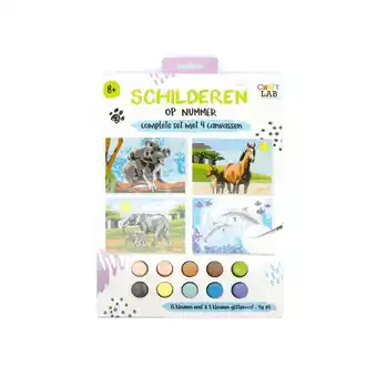 Intertoys Schilderen op nummer promopack aanbieding