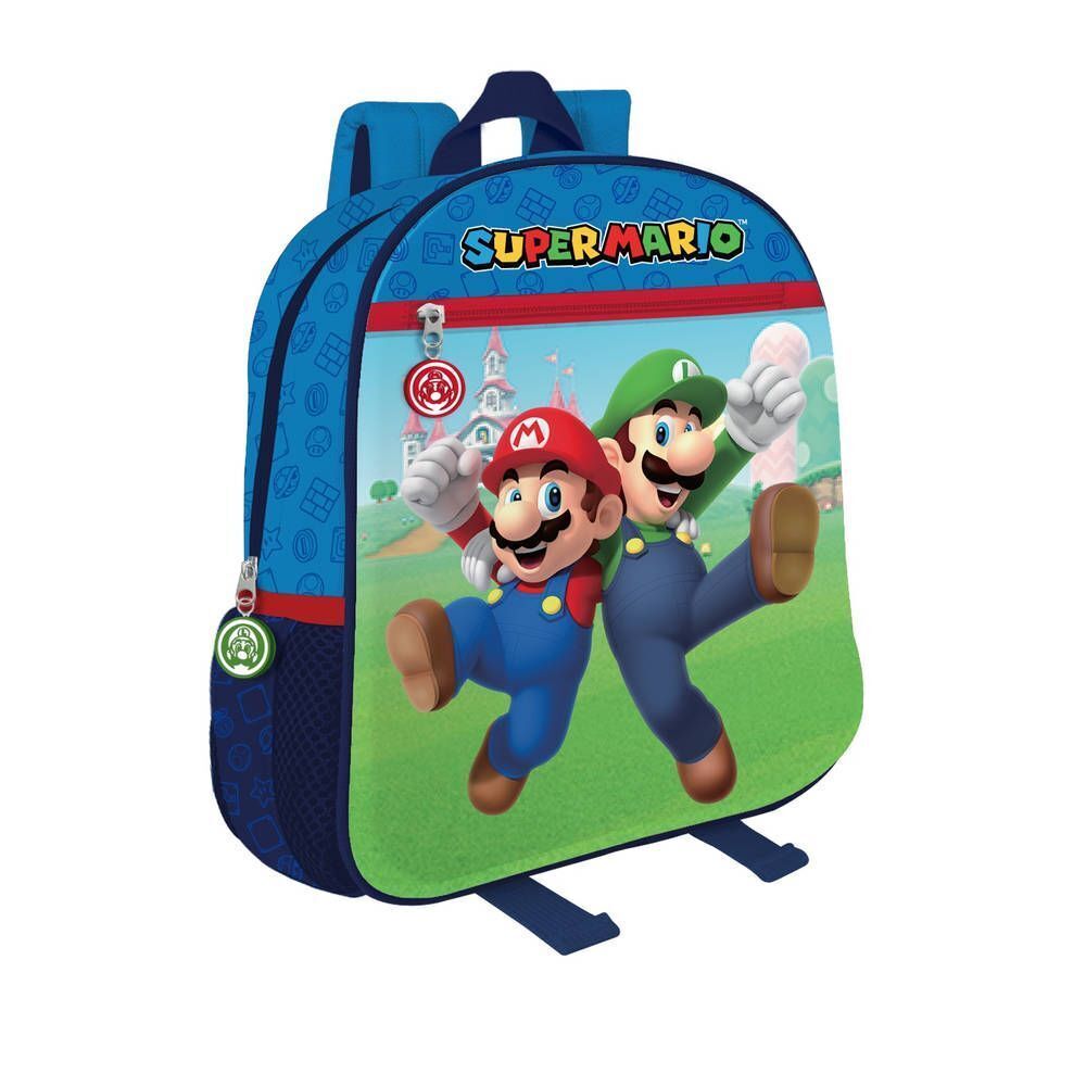 Super Mario Rugzak, Mariokart - 43 x 32 x 23 cm - Polyester | Slaaptex