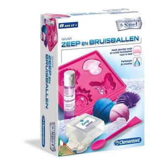 Intertoys Clementoni zeep en bruisballen set aanbieding