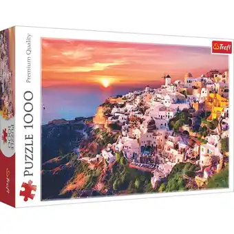 Intertoys Trefl puzzel zonsondergang in santorini - 1000 stukjes aanbieding