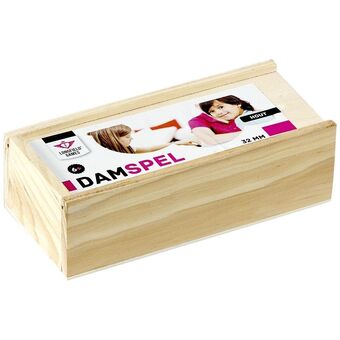 Intertoys Longfield games damstenen - hout aanbieding