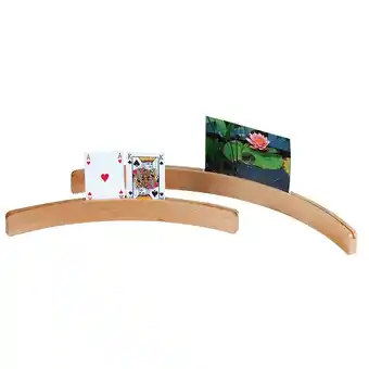 Intertoys Longfield games kaarthouder hout - 35 cm aanbieding