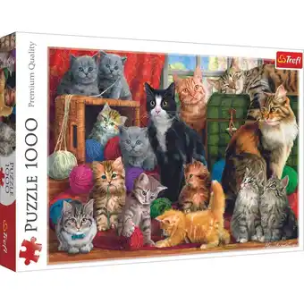 Intertoys Trefl puzzel kattenbijeenkomst - 1000 stukjes aanbieding