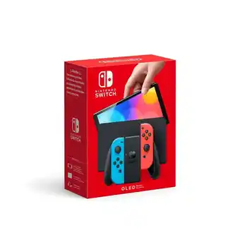Intertoys Nintendo switch oled - rood/blauw aanbieding