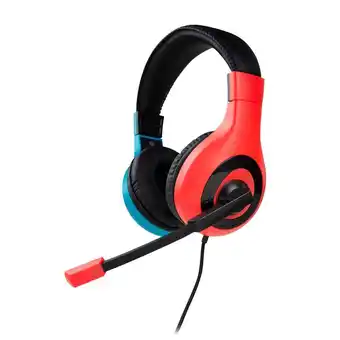 Intertoys Bigben nintendo switch gaming headset - rood/blauw aanbieding