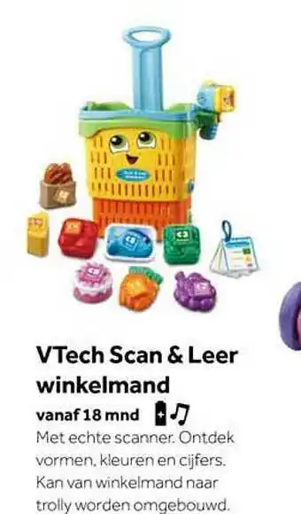 Intertoys Vtech scan & leer winkelmand aanbieding