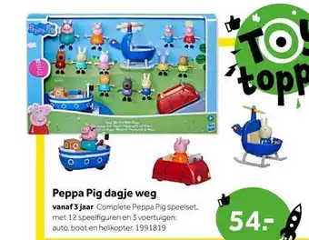 Intertoys Peppa pig dagje weg aanbieding