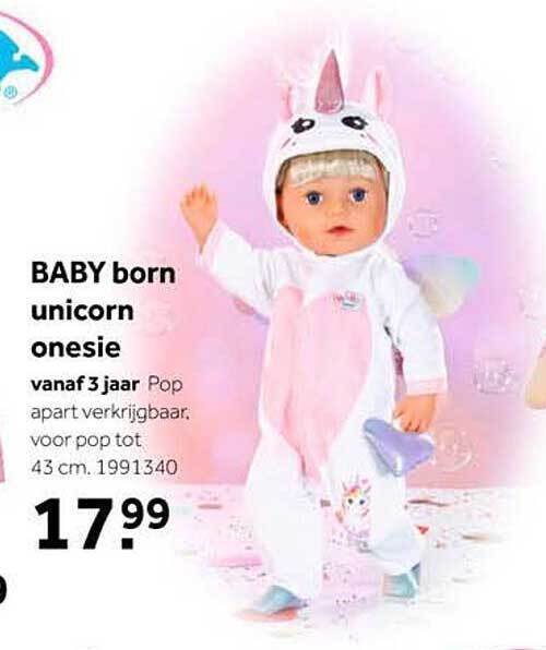 Vind eenhoorn, baby born op - april 2026 Vind eenhoorn, baby born op - april 2026