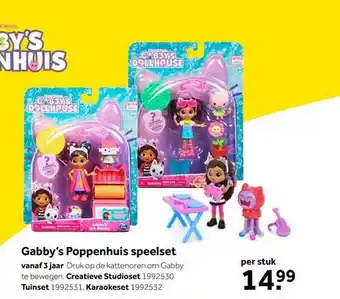 Intertoys Gabby's poppenhuis speelset aanbieding