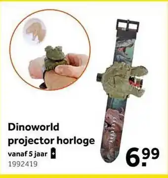 Intertoys Dinoworld projector horloge aanbieding