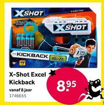 Intertoys X-shot excel kickback aanbieding