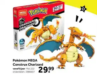 Intertoys Pokémon mega construx charizard aanbieding