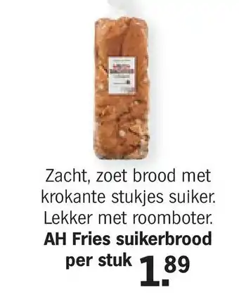 Albert Heijn AH Fries suikerbrood aanbieding