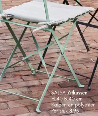 Casa SALSA Zitkussen H.40 B.40 cm aanbieding