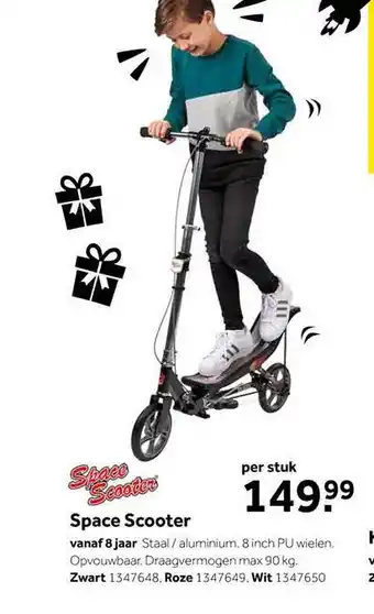 Intertoys Space scooter aanbieding