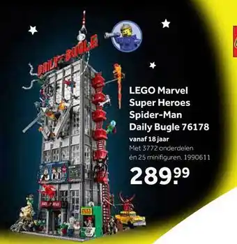 Intertoys Lego marvel super heroes spider-man daily bugle 76178 aanbieding