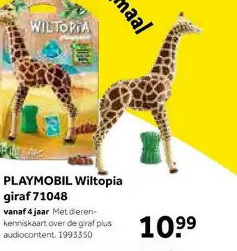 Intertoys Playmobil wiltopia giraf aanbieding