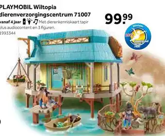 Intertoys Playmobil wiltopia dierenverzorgingscentrum aanbieding