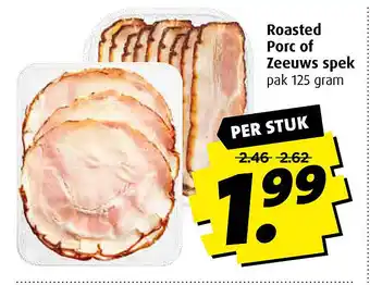 Boni Roasted Porc of Zeeuws spek 125 gram aanbieding