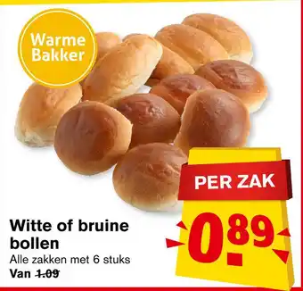 Hoogvliet Witte of bruine bollen aanbieding