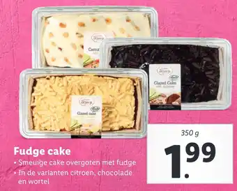 Lidl Fudge cake 350 g aanbieding