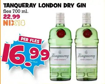 Boon`s Markt Tanqueray London dry gin 700ml aanbieding