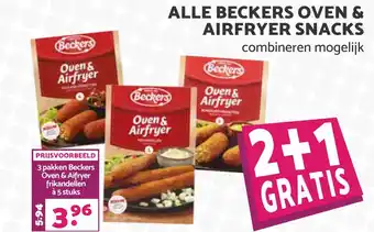 Boon`s Markt Alle Beckers oven & airfryer snacks aanbieding