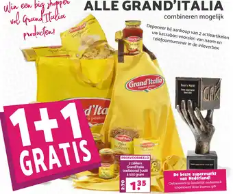 Boon`s Markt Alle Grand'Italia aanbieding