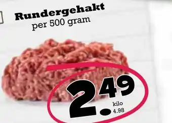 Boon`s Markt Rundergehakt 500 gram aanbieding