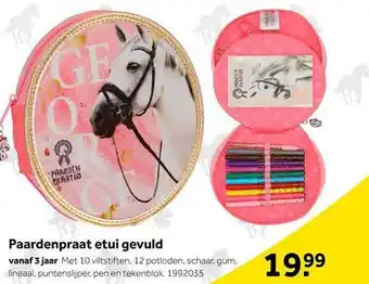 Intertoys Paardenpraat etui gevuld aanbieding