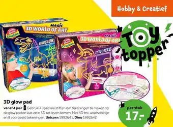 Intertoys 3d glow pad aanbieding