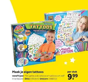 Intertoys Maak je eigen tattoos aanbieding