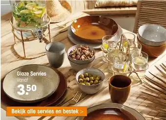 Kwantum Glaze Servies aanbieding