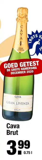 ALDI Cava Brut 0.75l aanbieding