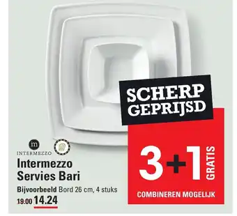 Sligro Intermezzo servies bari aanbieding