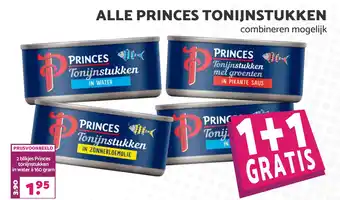 Boon`s Markt Alle Princes tonijnstukken aanbieding