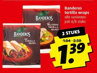 Boni Banderos tortilla wraps aanbieding