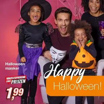 Kik Halloween masker aanbieding