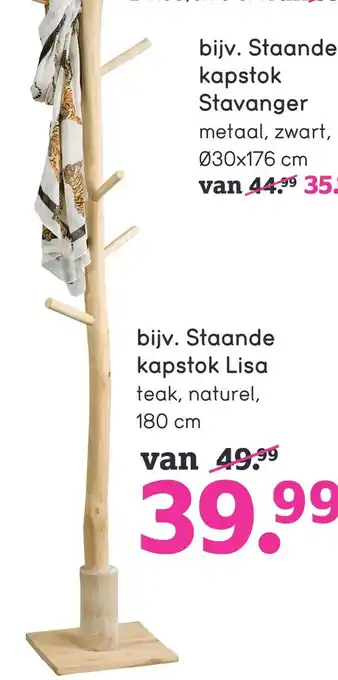 Leen Bakker Staande kapstok Lisa aanbieding