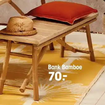 Kwantum Bank Bamboe aanbieding