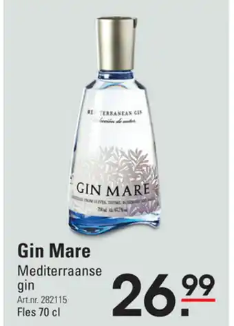 Sligro Gin Mare Mediterraanse gin 700ml aanbieding